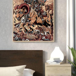 Metallica M72 Tour Denver Night 2 June 29 2025 Empower Field at Mile High Poster Canvas Wall Art 5